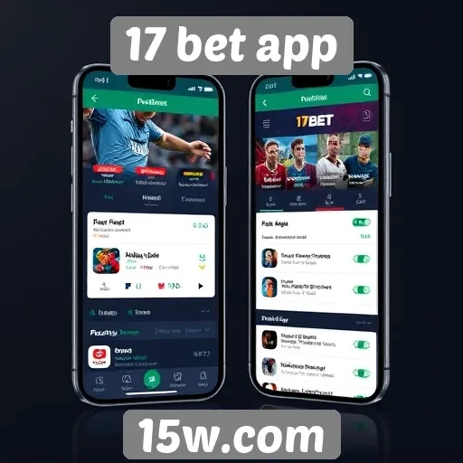 Análise da interface do usuário do 17 bet app